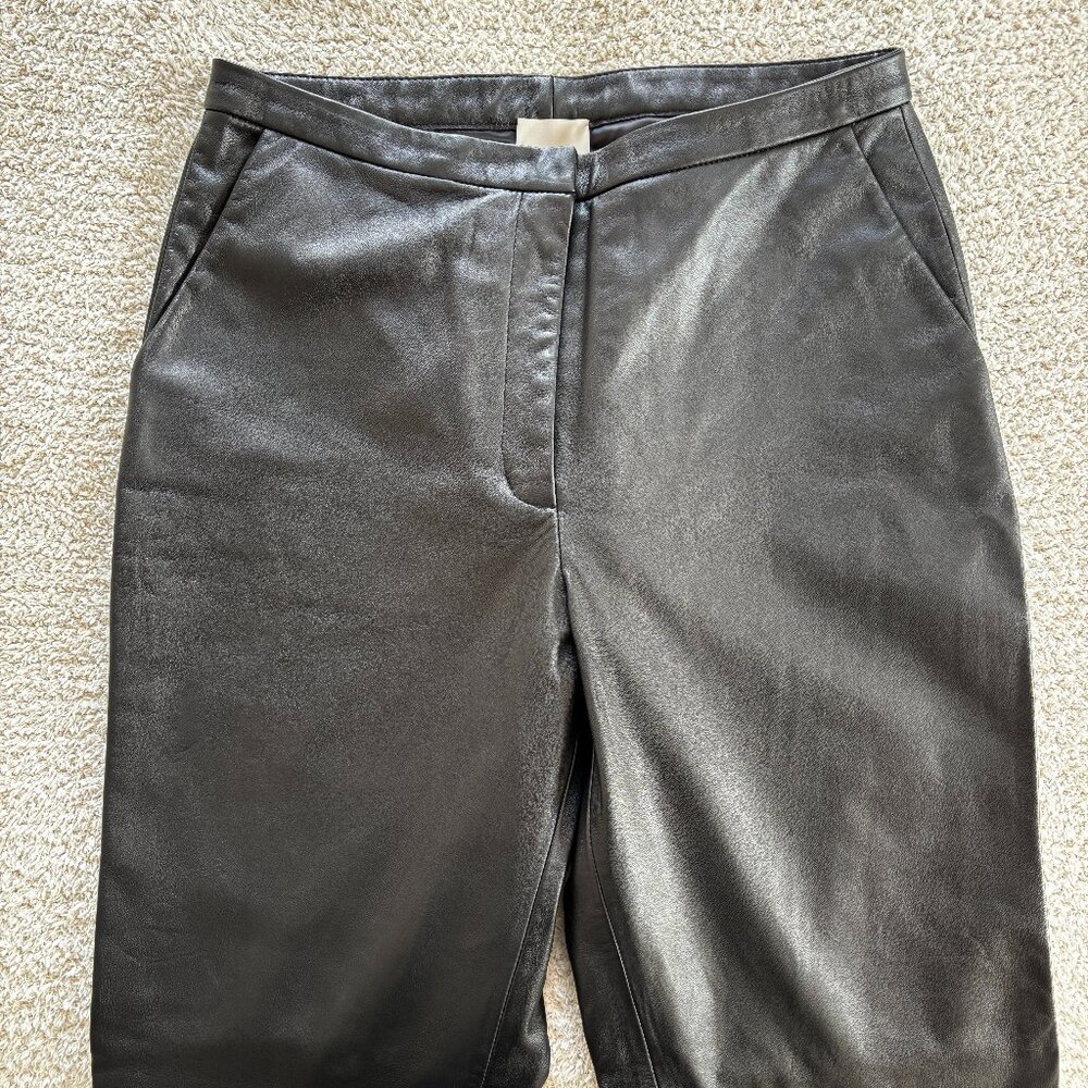 Calvin Klein Genuine Leather Pants BNWT